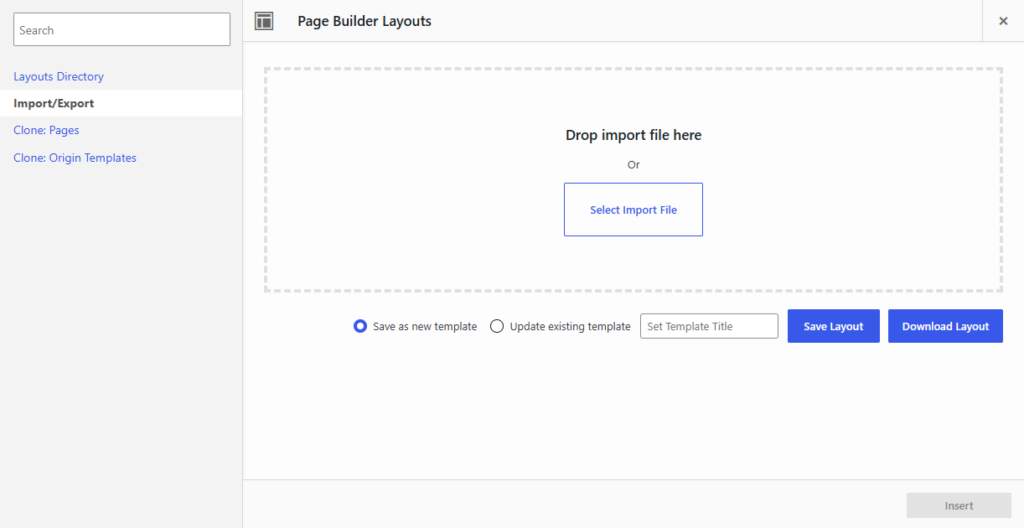 How to Save a Layout for SiteOrigin Page Builder